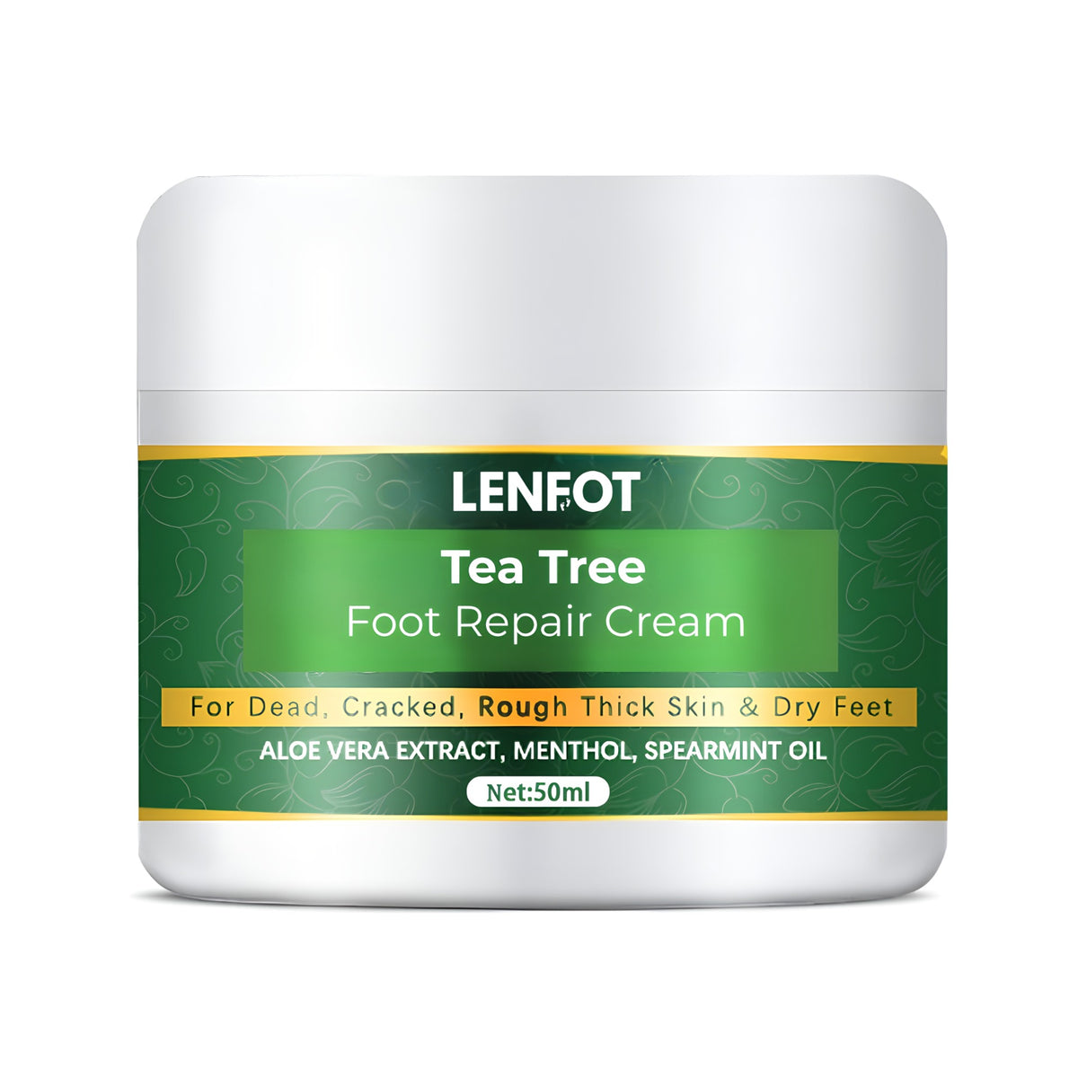 LenFot Fotkräm med Tea Tree för torra fötter & spruckna hälar